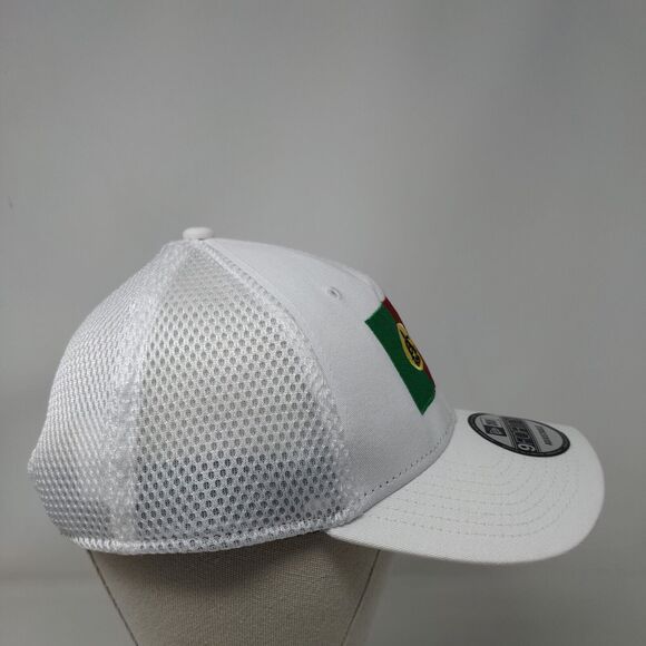 New Era Snapback Hat White OSFM Embroidered Mesh Adjustable 9Forty - Picture 4 of 7